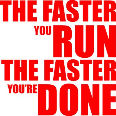 The faster you run Thumbnail