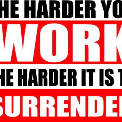 The harder you work Thumbnail