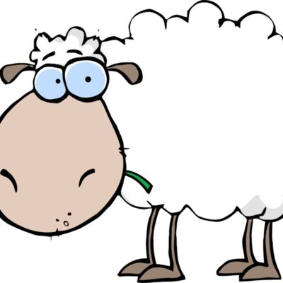 Sheep with flower Thumbnail