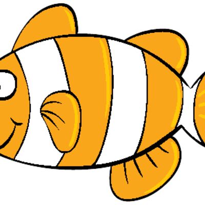 Orange white stripe fish Thumbnail