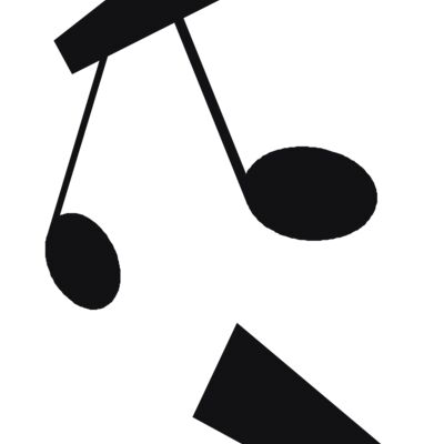 Vertical music notes Thumbnail