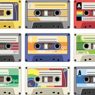 Colour cassette tapes Thumbnail