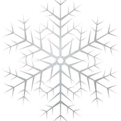 Snowflake grey white Thumbnail