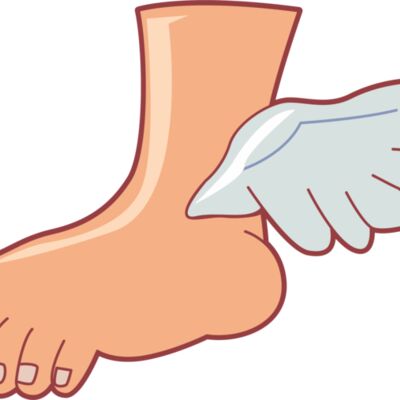 foot with wing Thumbnail