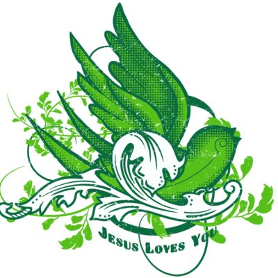 Jesus Loves You GREEN SWALLOW Thumbnail