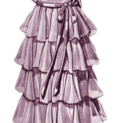 free vintage digital lady 1930 s fashion Thumbnail