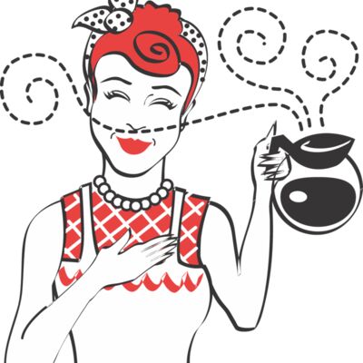 Woman coffee pot Thumbnail