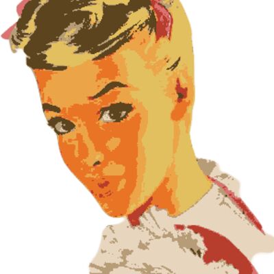 free vintage image retro 1950 s lady Thumbnail