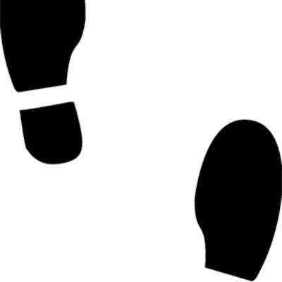 black shoe prints Thumbnail