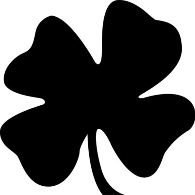 4 leaf clover silhouette Thumbnail
