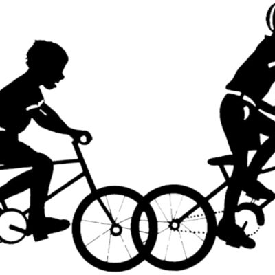 Boys riding bikes Thumbnail