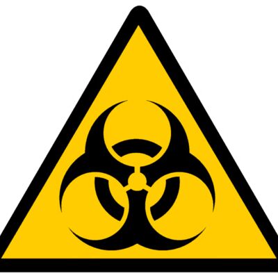 Bio Hazzard yellow black sign Thumbnail