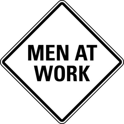 Men At Work sign Thumbnail