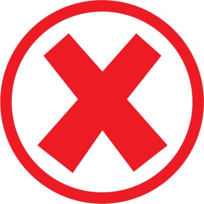 Red circle X Thumbnail