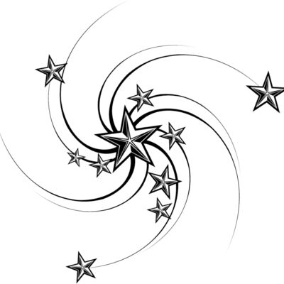 flourish stars swirl art Thumbnail